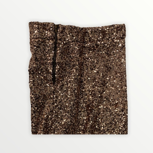 Gold Sequin Skirt - Picture 3 of 3